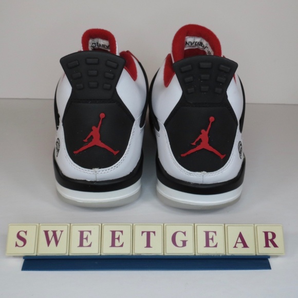 JORDAN 4 RETRO FIRE RED 'MARS BLACKMON' - Picture 8 of 16